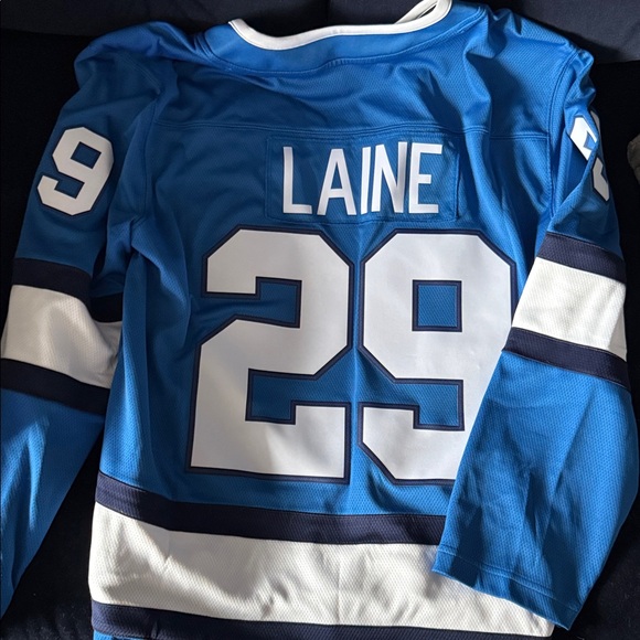 Fanatics Blue and White Jets Jersey - Picture 4 of 4